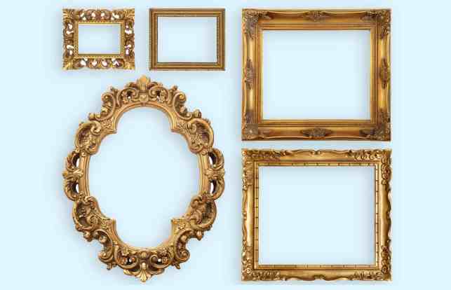 Antique photo frames
