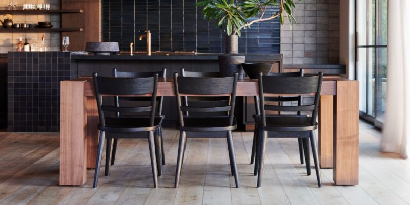 Crate and barrel dining table