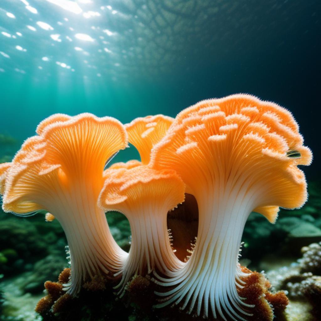 Crown coral mushroom