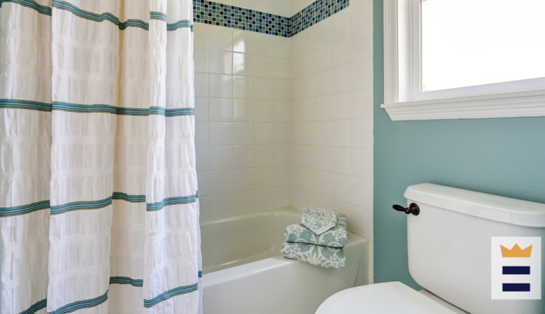 Extra long shower curtain