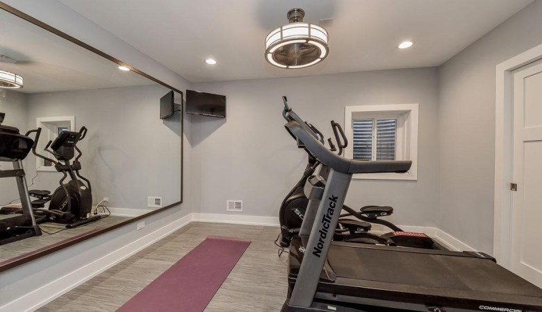 gym in home basement