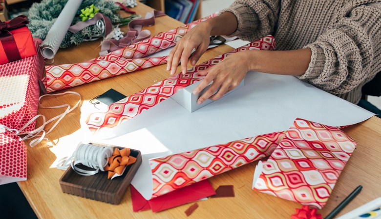 Organizing Gift Wrap