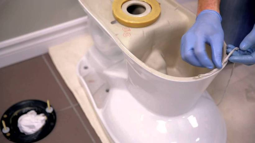 Replacing a toilet