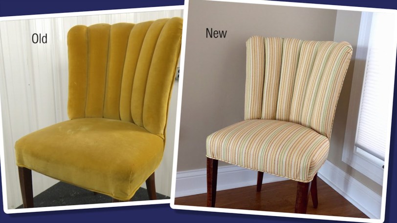 Reupholster a chair