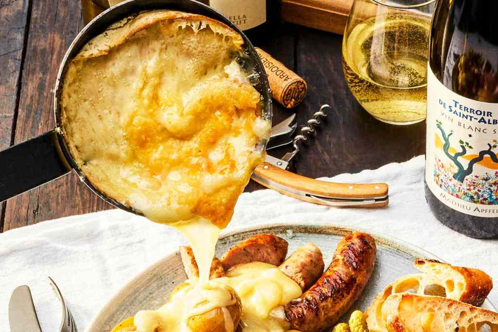 Roasted Reblochon cheese