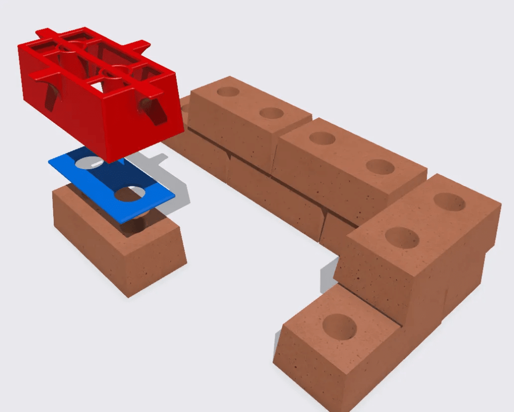 3D Brick laying tool