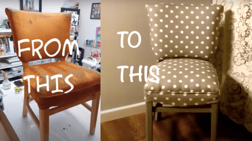 Reupholster a chair